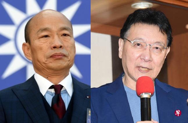 台湾媒体人赵少康(右)申请重回国民党,且暗示或未来参选党主席,韩国瑜(左)回应时,表达对赵少康的强力支持。(自由时报) 台湾媒体人赵少康(右)申请重回国民党,且暗示或未来参选党主席,韩国瑜(左)回应时,表达对赵少康的强力支持。(自由时报)