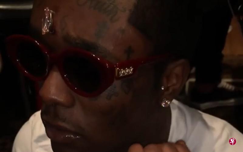 美国饶舌歌手“小乌兹弗特”竟直接将一颗价值2400万美元的粉钻镶在额头上。(取自Lil Uzi Vert Instagram) 美国饶舌歌手“小乌兹弗特”竟直接将一颗价值2400万美元的粉钻镶在额头上。(取自Lil Uzi Vert Instagram)