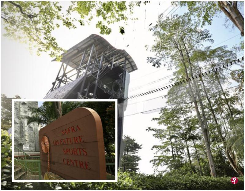 英华自主中学一名15岁学生在空中步道进行活动时失足跌下,一度悬挂在半空中,他被解救过程中陷入昏迷。 英华自主中学一名15岁学生在空中步道进行活动时失足跌下,一度悬挂在半空中,他被解救过程中陷入昏迷。