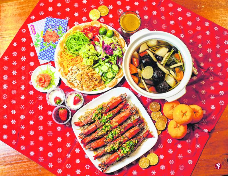 《早报·现在》乐活团队第四年度制作农历新年健康年菜。 《早报·现在》乐活团队第四年度制作农历新年健康年菜。