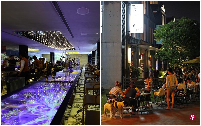 两家酒吧Beast & Butterflies(左)和Bar Bar Black Sheep都曾有冠病病患到访。(海峡时报档案照片) 两家酒吧Beast & Butterflies(左)和Bar Bar Black Sheep都曾有冠病病患到访。(海峡时报档案照片)