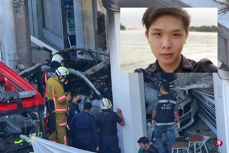 这起发生在初二的车祸导致五死一伤,五名死者是司机及四名乘客。右上图为宝马司机乔纳森·龙(Jonathan Long)(档案照片) 这起发生在初二的车祸导致五死一伤,五名死者是司机及四名乘客。右上图为宝马司机乔纳森·龙(Jonathan Long)(档案照片)