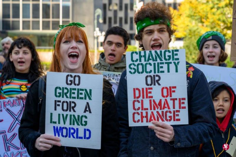 拜登说,在应对气候变化方面“已经不能再延迟”,“这是全球性的真实存在的危机,如果失败,全人类都会遭殃”。(法新社) 拜登说,在应对气候变化方面“已经不能再延迟”,“这是全球性的真实存在的危机,如果失败,全人类都会遭殃”。(法新社)