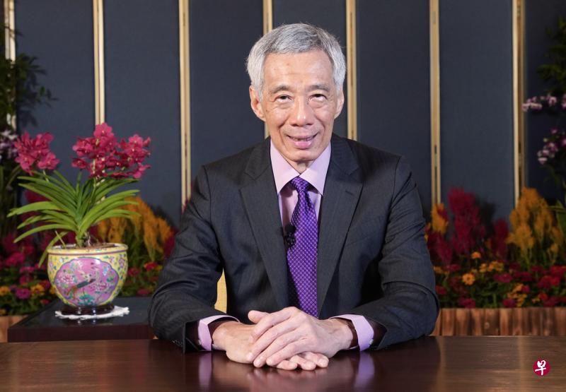 李显龙总理透过预录视频，在“世界复苏计划”推介仪式上致辞时说，各国保障各自疫苗供应的同时，也应携手合作，确保包括发展中国家在内的所有国家都能为人民提供疫苗。（通讯及新闻部提供）