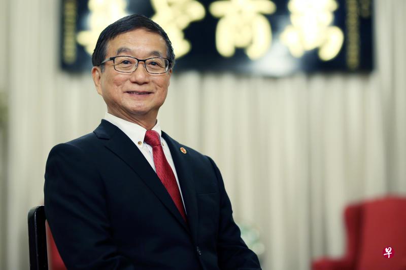 新加坡中华总商会会长黄山忠(档案照片) 新加坡中华总商会会长黄山忠(档案照片)
