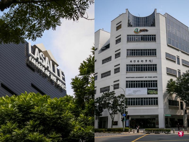 拉萨尔艺术学院(左图)与南洋艺术学院(右图)将联合成立我国首所艺术大学。(档案照片) 拉萨尔艺术学院(左图)与南洋艺术学院(右图)将联合成立我国首所艺术大学。(档案照片)