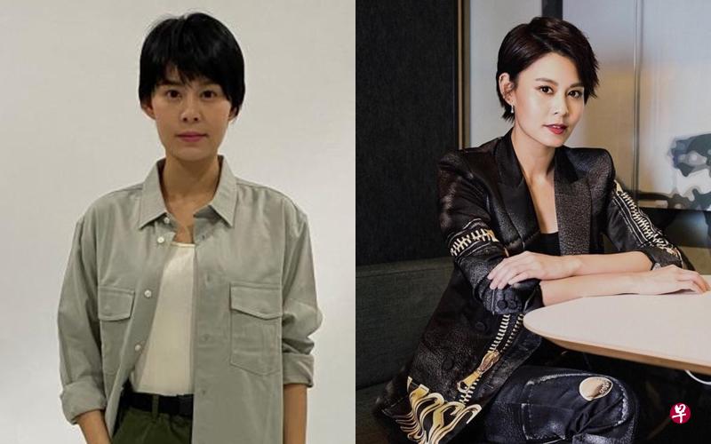 陈楚寰(IG图)为新剧剪短发,她在《关键证人》演一名警察(左图,新传媒提供)。 陈楚寰(IG图)为新剧剪短发,她在《关键证人》演一名警察(左图,新传媒提供)。