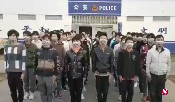 约50名诈骗犯公开认错,称“中国人不骗中国人”,但网民并不买账。(视频截图) 约50名诈骗犯公开认错,称“中国人不骗中国人”,但网民并不买账。(视频截图)