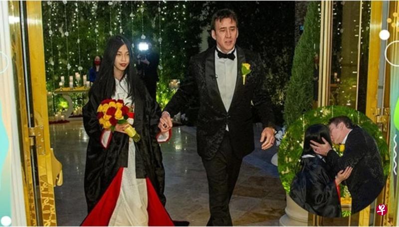 尼古拉斯凯奇再娶日本嫩妻。(互联网) 尼古拉斯凯奇再娶日本嫩妻。(互联网)