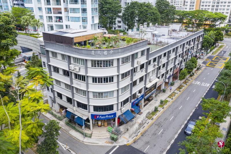 介福大厦的现有总分层面积为4万9944平方英尺，可用作住宅用途，第一层楼则划为商业用途。（合登亚洲提供）