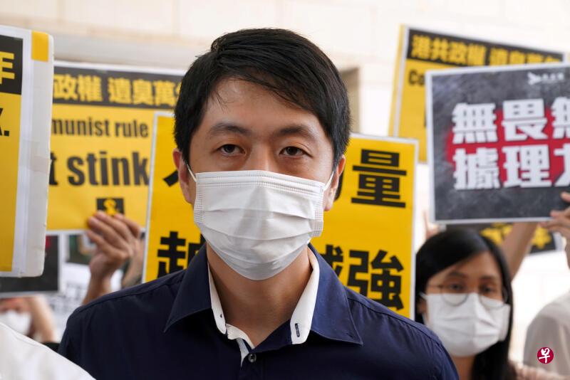 许智峰在香港身负多项控罪。(路透社) 许智峰在香港身负多项控罪。(路透社)