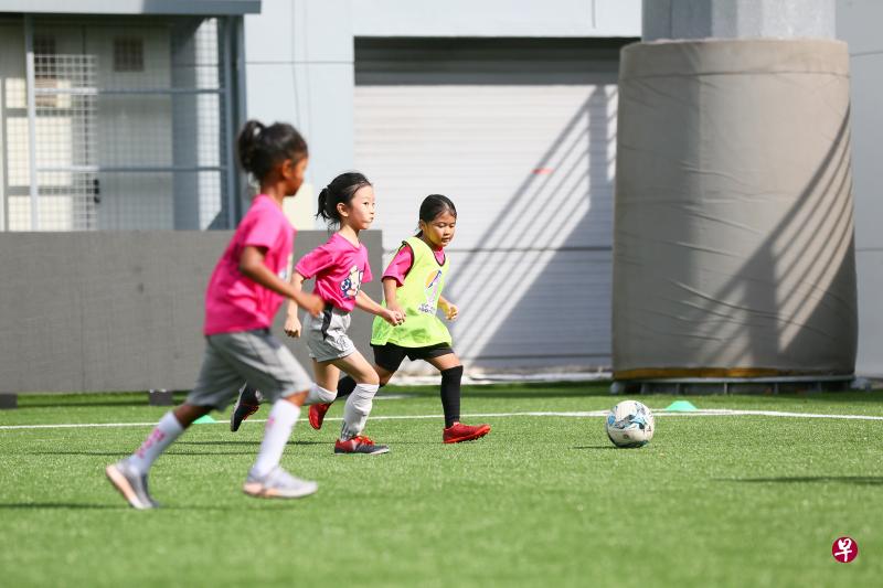 在“狮展雄心”足球计划下,足总将为所有小学足球课程辅助活动制定规范化的训练课程,从小提升球员的足球水平。(档案照) 在“狮展雄心”足球计划下,足总将为所有小学足球课程辅助活动制定规范化的训练课程,从小提升球员的足球水平。(档案照)