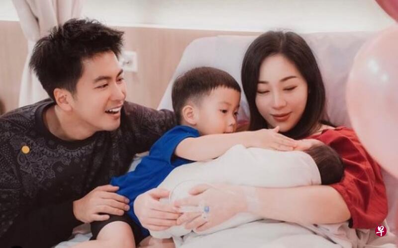 徐彬和太太王仪菲喜迎千金。(IG) 徐彬和太太王仪菲喜迎千金。(IG)