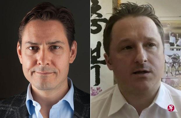 中国法院宣布,加拿大人斯帕弗(右)的案件将择期宣判。另一名加拿大人康明凯(左)的案件将于下周一开审。(档案照) 中国法院宣布,加拿大人斯帕弗(右)的案件将择期宣判。另一名加拿大人康明凯(左)的案件将于下周一开审。(档案照)
