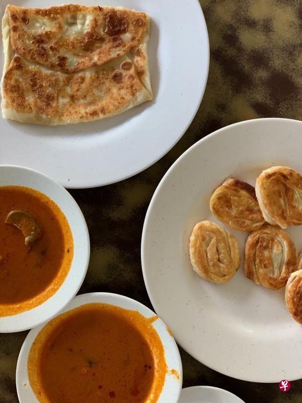 Roti Prata是早餐的首选。(叶孝忠摄) Roti Prata是早餐的首选。(叶孝忠摄)