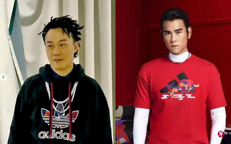 陈奕迅(左)和彭于晏宣布和adidas终止合作。(互联网) 陈奕迅(左)和彭于晏宣布和adidas终止合作。(互联网)