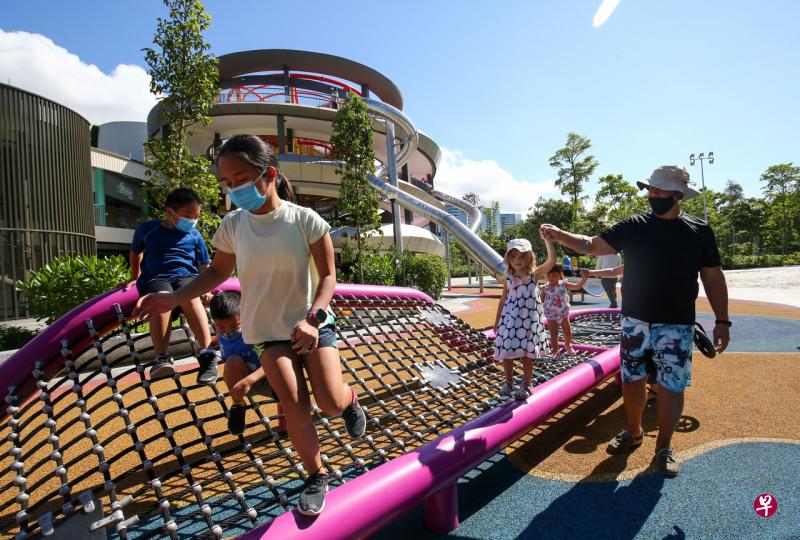 海岸乐园今天开幕。(陈斌勤摄) 海岸乐园今天开幕。(陈斌勤摄)