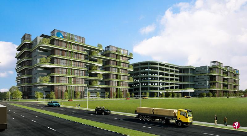 位于克兰芝环路的TimMac预计于今年下半年落成,主要汇聚五金、机械与木材中小企业。落户于此的中小企业将可通过共享设施与服务,降低成本和节约用地。(构想图由裕廊集团提供) 位于克兰芝环路的TimMac预计于今年下半年落成,主要汇聚五金、机械与木材中小企业。落户于此的中小企业将可通过共享设施与服务,降低成本和节约用地。(构想图由裕廊集团提供)