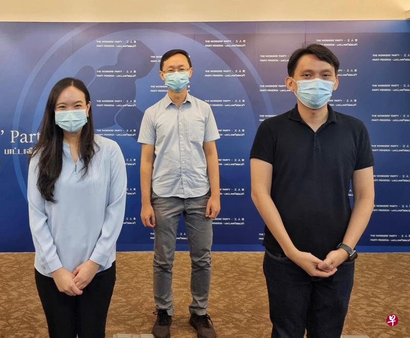 佘雪玲（左起）、许金桂和吴财顺分别担任工人党青年团新一届中委的主席、副主席和秘书。（取自工人党青年团面簿）