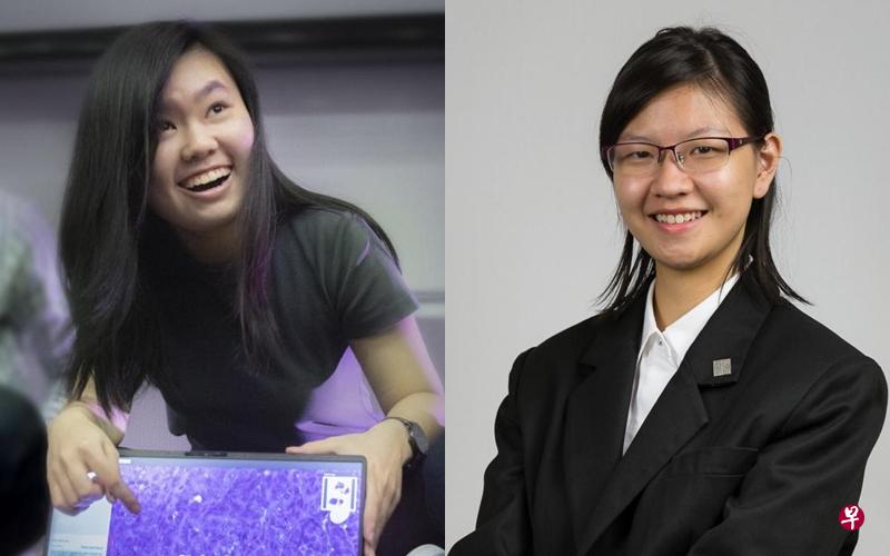 新加坡科技设计大学毕业生吴而宣(左)和苏淑敏在冠病疫情期间,都找到心目中理想的工作。(受访者提供) 新加坡科技设计大学毕业生吴而宣(左)和苏淑敏在冠病疫情期间,都找到心目中理想的工作。(受访者提供)