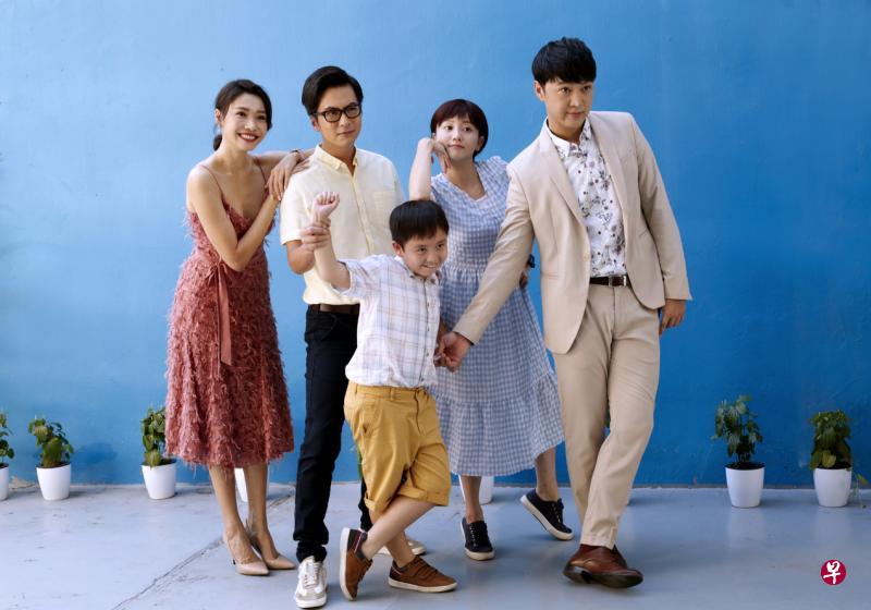 《很久以后的未来》的主演包括姚懿珊(左起)、徐彬、黄企健、美心和徐鸣杰。 《很久以后的未来》的主演包括姚懿珊(左起)、徐彬、黄企健、美心和徐鸣杰。