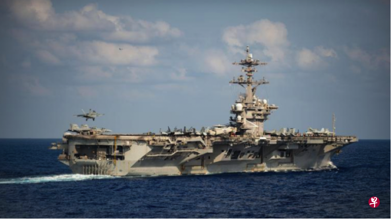 美国海军“罗斯福”号(USS Theodore Roosevelt)航母打击群,据报今天(4月4日)经由马六甲海峡进入南中国海。图为“罗斯福”号航母。(互联网) 美国海军“罗斯福”号(USS Theodore Roosevelt)航母打击群,据报今天(4月4日)经由马六甲海峡进入南中国海。图为“罗斯福”号航母。(互联网)