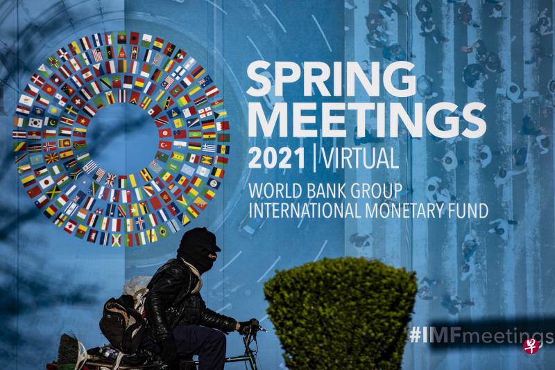 国际货币基金组织和世界银行4月5日至11日举行春季会议。受冠病大流行影响,今年的会议以视讯方式举行。(彭博社) 国际货币基金组织和世界银行4月5日至11日举行春季会议。受冠病大流行影响,今年的会议以视讯方式举行。(彭博社)