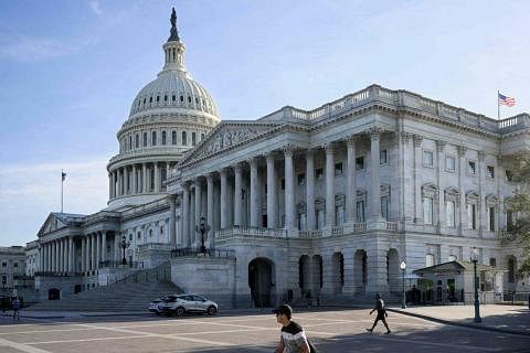 美国参议院4月23日晚以79票赞成、18票反对的投票结果，批准了众议院日前通过的对外援助法案。（法新社）