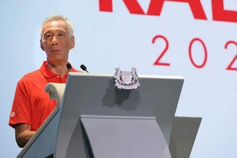李显龙总理星期三（5月1日）上午在五一劳动节集会上发表主旨演讲时，强调良善政治对于新加坡的发展绝对至关重要。（海峡时报）